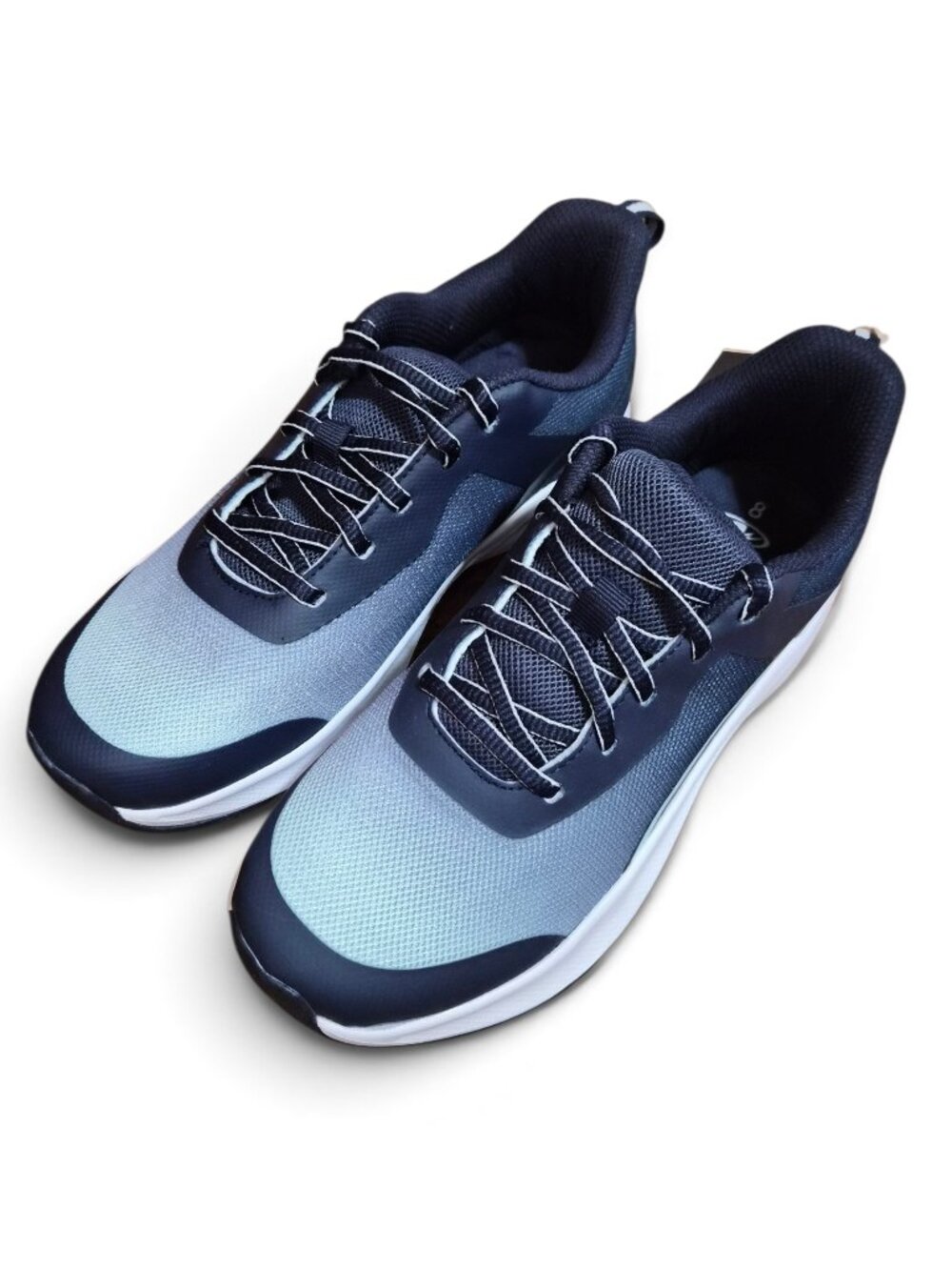 NWT Athletic Works Womens Sneakers Size 8 Blue Lifestyle Jogger Memory Foam